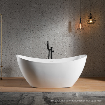 Modern Style Indoor Bathroom Portable Freestanding Bathtub Acrylic Bathtubtub